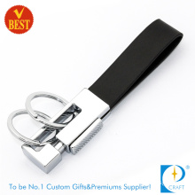 High Quality Wholesale Customized Logo Fashion Leather Key Ring or Key Chain at Factory Price